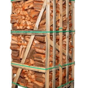 Brennholz Birke 25 cm 80 Sack Palette