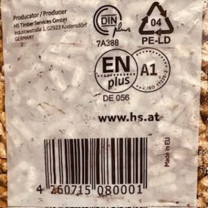 HS Timber Holz Pellets Sackware 15kg Sack 66 Sack Palette deutsche Herstellung