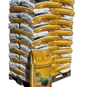 Rindenmulch Garten Flora 00-40 mm, 60L, 48 Sack/Pal.