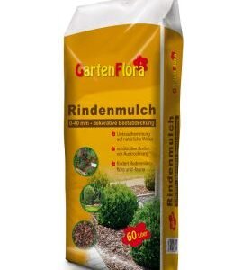 Rindenmulch Garten Flora 00-40 mm, 60L, 48 Sack/Pal.