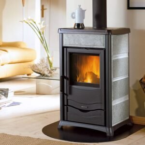 La Nordica Termorossella Plus EVO DSA 16 Wasserführender Kaminofen Speckstein