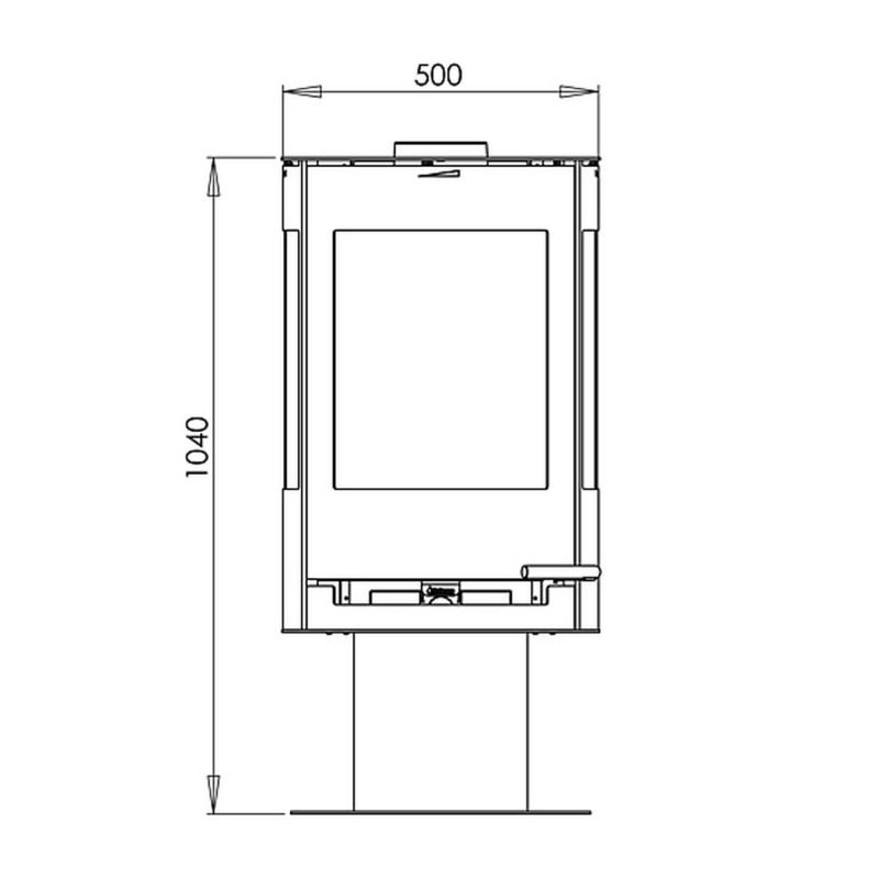 Aduro 9.3 Kaminofen Schwarz – Bild 3
