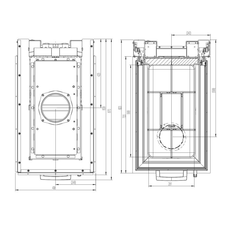 Austroflamm 48x72x51 S3 2.0 Kamineinsatz – Bild 6
