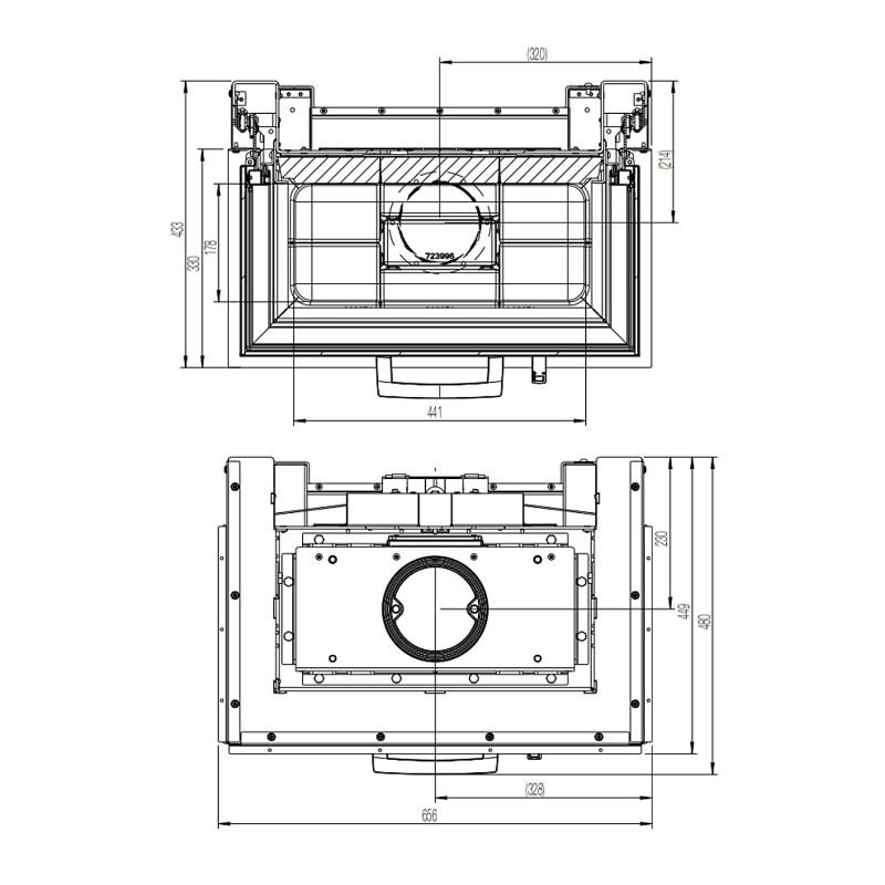Austroflamm 64x33x51 S3 2.0 Kamineinsatz – Bild 6