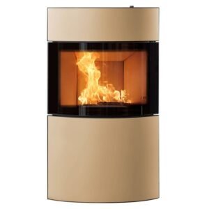 Austroflamm Fynn Xtra 2.0 Kaminofen Stahl Schwarz / Keramik Hanf