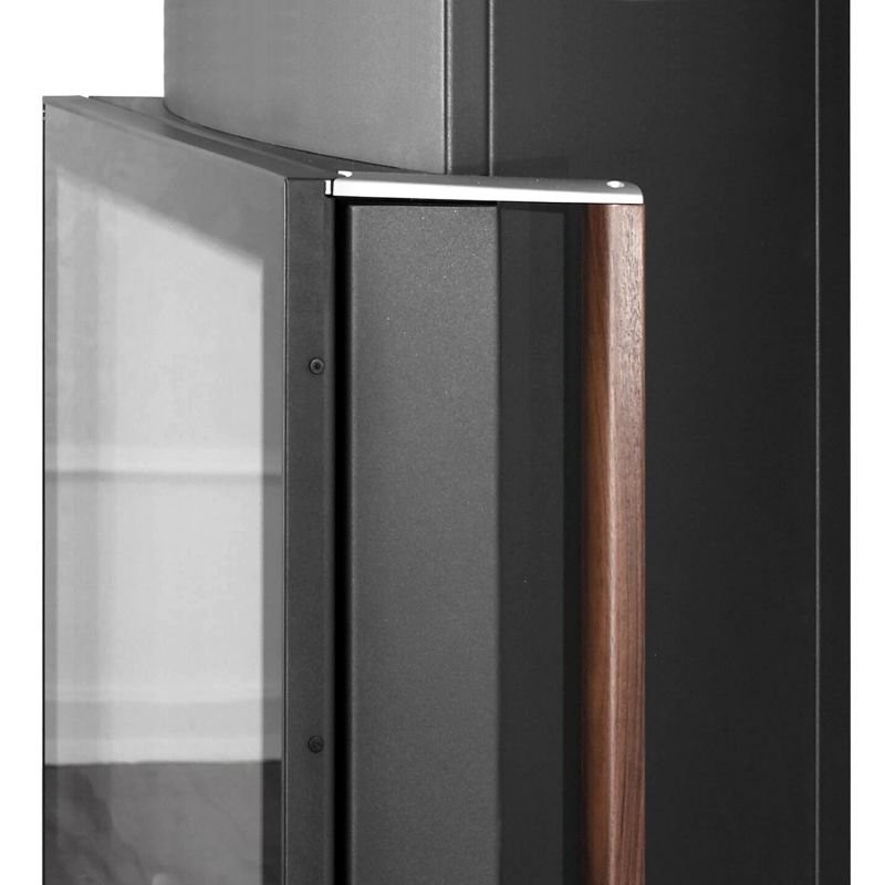 Austroflamm Lounge Xtra Kaminofen Stahl gussgrau, RR oben oder hinten – Bild 6