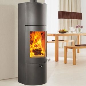 Austroflamm Tower Xtra 2.0 Kaminofen Stahl gussgrau, RR oben oder hinten