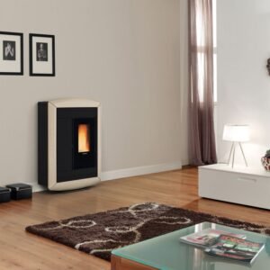 Extraflame Souvenir Lux EVO Pelletofen Majolika Tortora