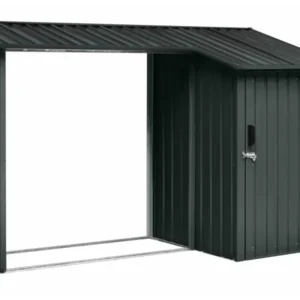Floraworld Kaminholzregal mit Geräteraum