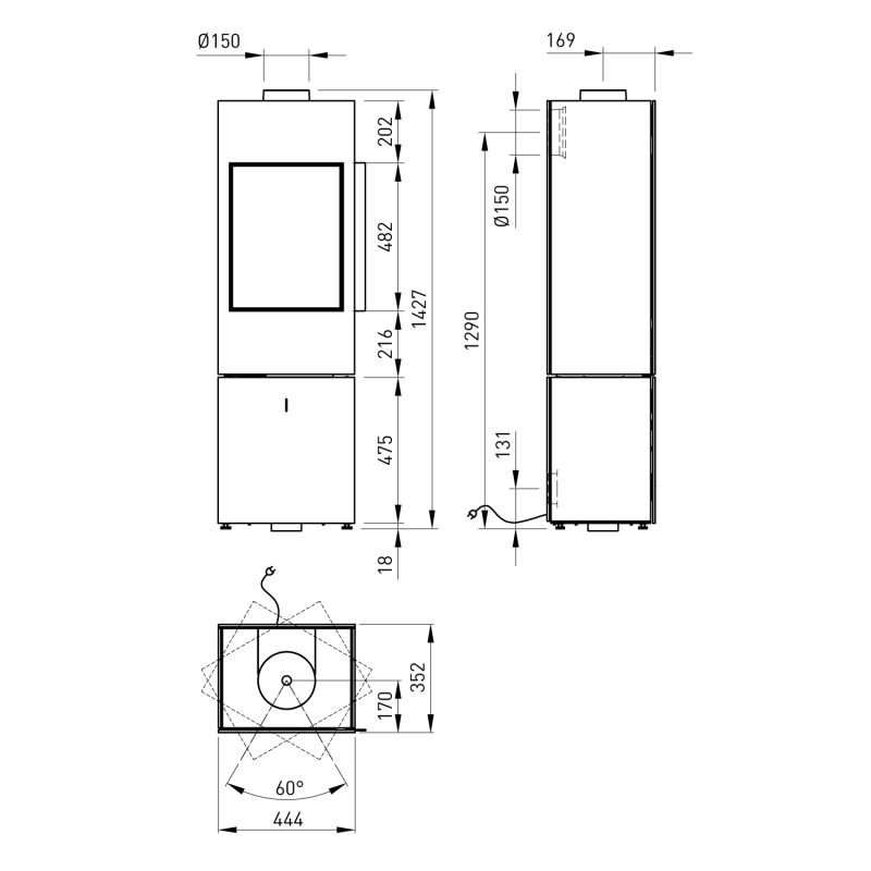 Spartherm SEO S Kaminofen Perle – Bild 5
